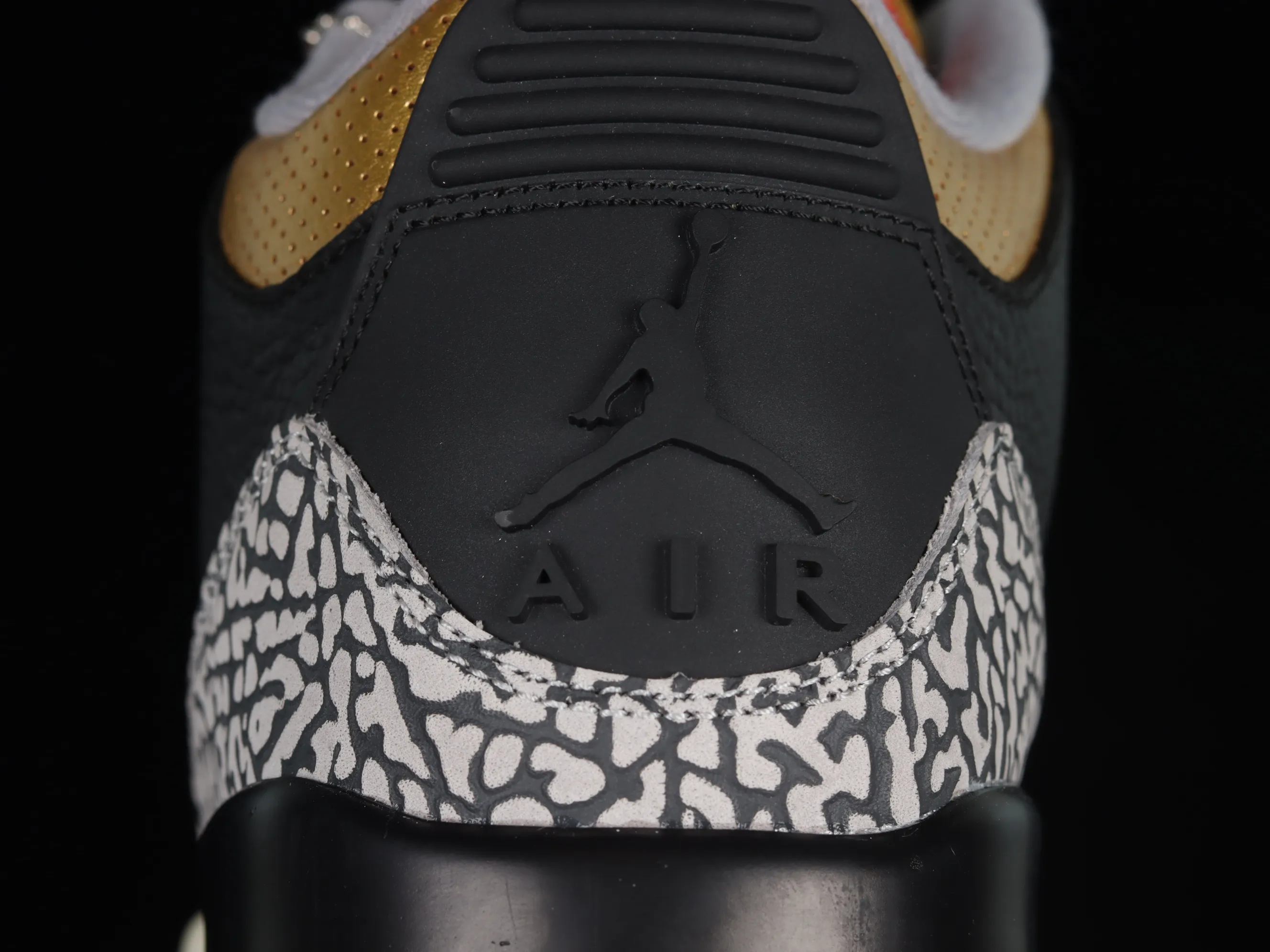 All categories Air Jordan Jordan series basketball shoes Air Jordan 3 Air Jordan 3 Retro "Black Gold" AJ3 Joe 3 black gold cement CK9246-067